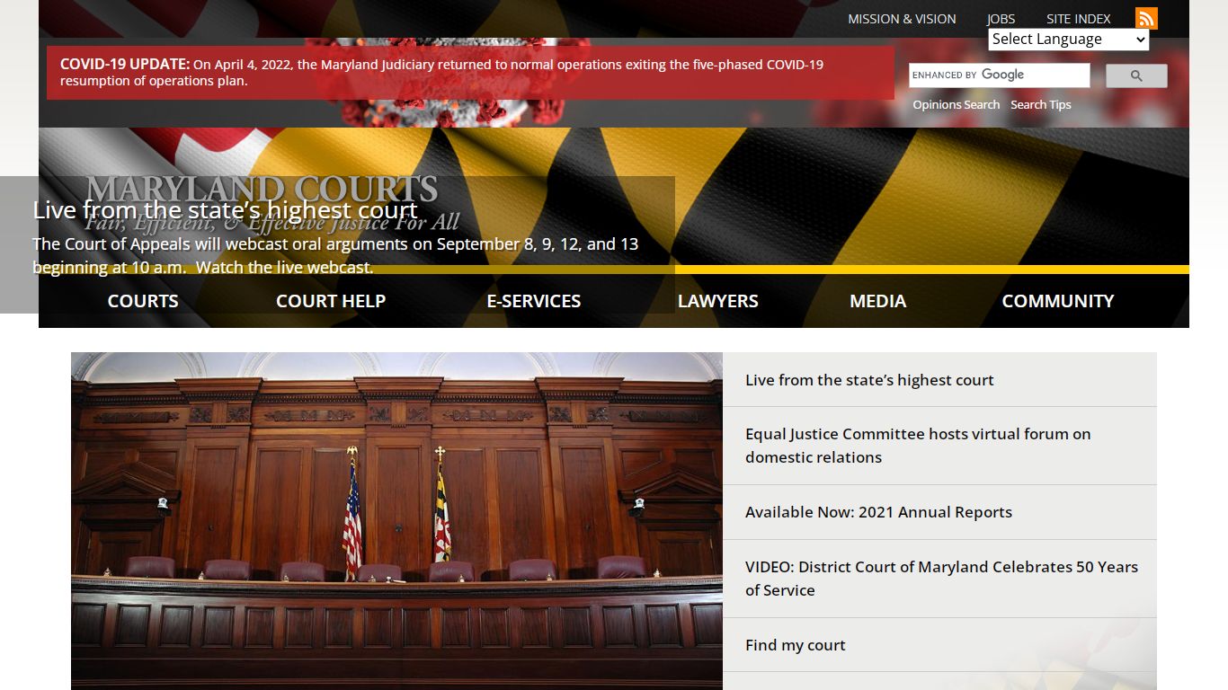 Home | Maryland Courts